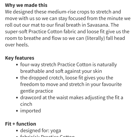 Lululemon free fall crop - Picture 5 of 6